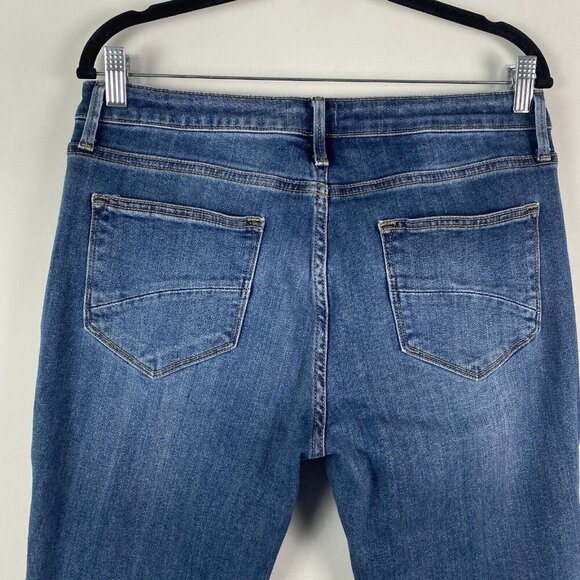 Driftwood Jackie Skinny Ankle Jeans Womens 31 Embroidered Aztec Side Stripe - Picture 6 of 10